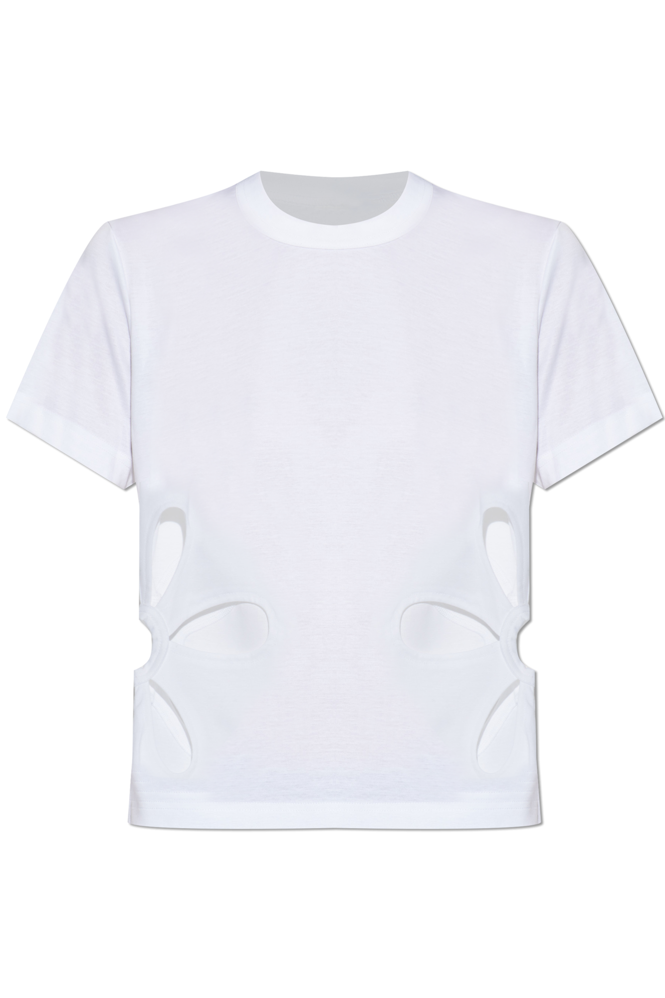美品!!noir kei ninomiya Tシャツ Noir Kei Ninomiya ラッフルレイヤーTシャツ | ブラック